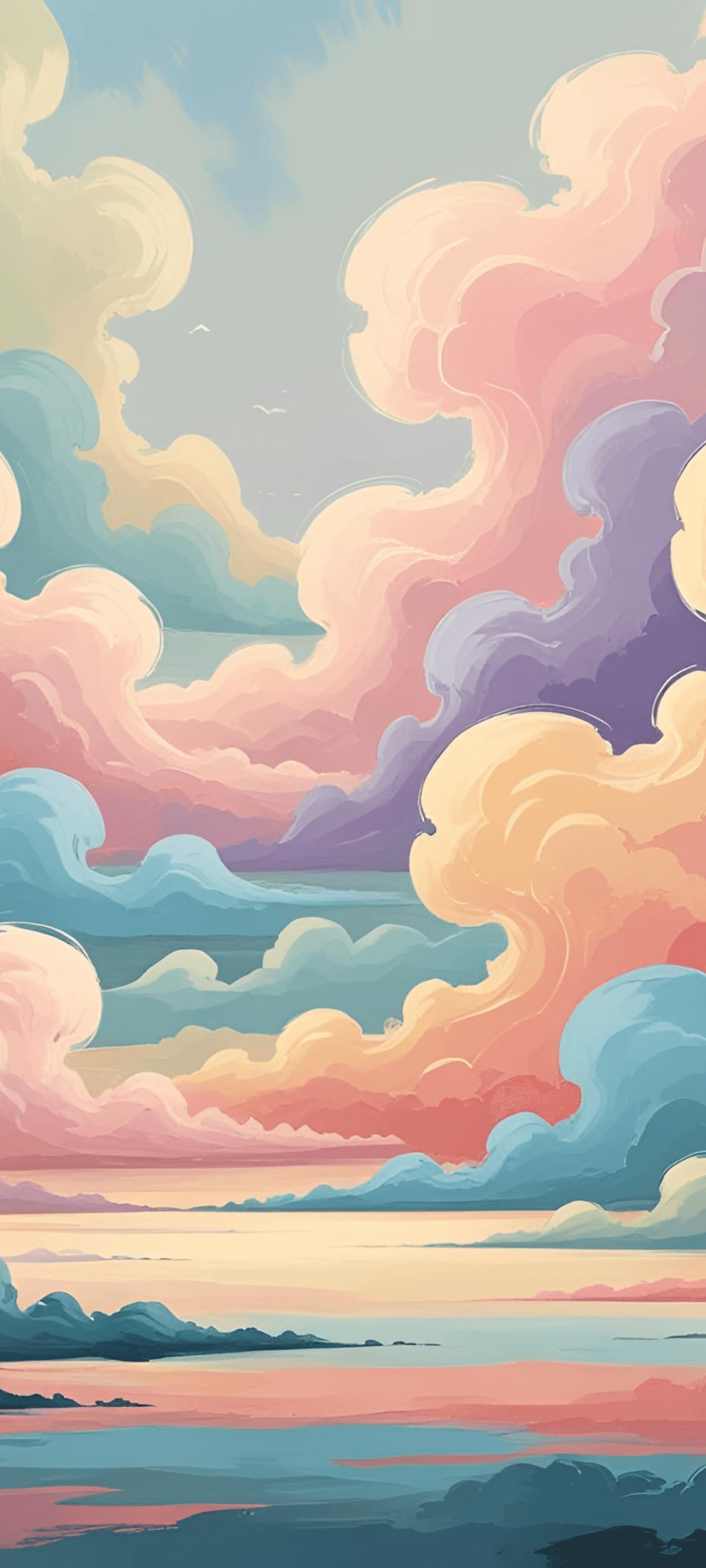Daydream Aesthetic Free Pastel Wallpaper for Mobile