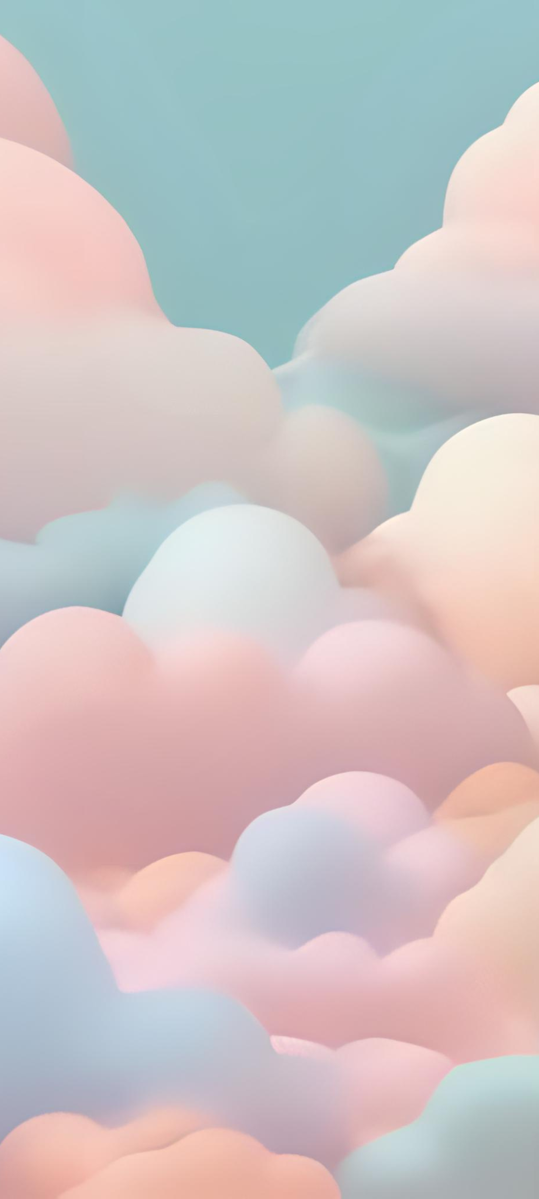 Calm Dreamscape Pink & Blue Aesthetic Wallpaper HD